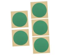 Toyvian Autocollants indicateurs de manomètre, étiquette autocollante de pression, 5 feuilles, film réfléchissant vert, adhésif fort, lecture facile, pour ateliers et applications