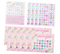Toyvian Autocollants Pour Tableau Dapprentissage De La Propreté Pour Garçons Et Filles Système De Récompense Pour Lapprentissage De La Propreté Des Tout-petits Autocollants Réutilisables