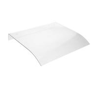 Toyvian Auvent Transparent pour Fenêtre Et Porte Protection Pluie Neige Résistante Couverture Plastique Installation Facile pour Balcon Et Entrée