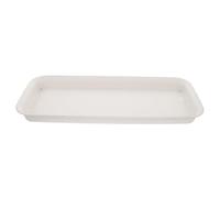Toyvian Bac à Eau Rectangulaire en Plastique pour Pots de Fleurs, Plateau d'Égouttage Grand Format, Usage Intérieur et Extérieur, Support pour Jardinières et Pots Multiples, Dimensions