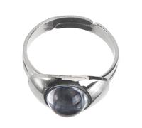 Toyvian Bague Thermochromique Réglable Inoxydable Anneau Mood Ring Anti- Corrosion Femme pour Quotidien et Occasions Spéciales
