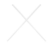 Toyvian Baguettes en Verre Transparentes Réutilisables, Paire Compacte et Courte, Surface Lisse pour Prise en Main Confortable, Compatibles Lave-vaisselle, pour Sushi, Sashimi et Repas