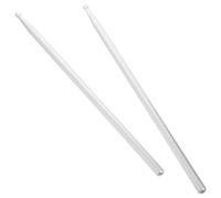Toyvian Baguettes pour Batterie 5a en Alliage D'aluminium Argenté, Paire Professionnelle pour Percussion Sensation de Poids, Usage Quotidien et Performances en Groupe