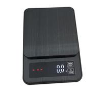 Toyvian Balance de Cuisine Électronique avec Capteurs Précis Minuteur Intégré USB Multifonction pour Cuisine Pâtisserie Boissons Chaudes Noir sans Batteries