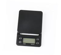 Toyvian Balance Électronique de Cuisine avec Minuterie et Écran LCD Balance Café Numérique Précise avec Capteur Haute Précision Fonction Alarme et Plateau Silicone Livrée avec Batteries