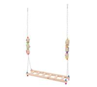 Toyvian Balançoire Bois pour Poules et Oiseaux Escalade Naturel Support Suspendu pour Poulet Perchoir de Jeu pour Animaux de Ferme Couleur Aléatoire Couleur Aléatoire