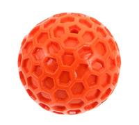 Toyvian Balle à Mâcher Couineuse Caoutchouc Souple Résistante Interactif pour Chiens Petits et Moyens Balle à Facile à Nettoyer avec Couinement Stimulant
