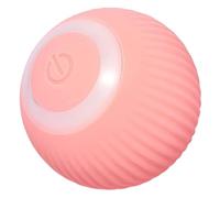 Toyvian Balle Interactive pour Chat Rose avec Herbe à Chat pour Stimulation et Intérieur