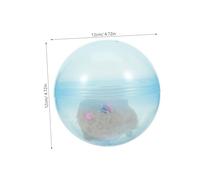 Toyvian Balle pour Hamster Chat Animal De Compagnie Turbo Tail Mouse Cat Toy Électronique en Interactif Roulement Automatique Plastique