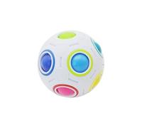 Toyvian Balle Puzzle Arc-Ciel Educatif Pression Football pour Garçon Fille Développement Cognitif et Coordination