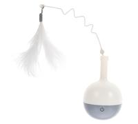 Toyvian Balle Tumbler Électrique pour Chat Alimentaire Interactif à Fuite Améliore Intelligence et de Votre Animal Design Attrayant et Multi Usage