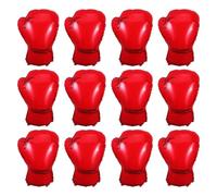 Toyvian Ballons de Boxe en Aluminium Rouges 12 Pcs Décorations de Fête Anniversaire Garçon sur Thème Boxe pour Soirées Ballons D’Anniversaire Lutte Ambiance Sportive