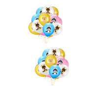 Toyvian Ballons En Latex ImpriméS, Lot De 2 Anniversaire D'Animaux De Compagnie 30cm Motif Chien Berger Allemand Sans Ruban Pour FêTe Accessoires Photo