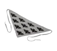 Toyvian Bandana Au Crochet Pour Femme Foulard Gothique Style Halloween Bandeau Pour Tête Accessoires De Costume Chauve-