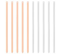 Toyvian Bande Cuivre et Zinc pour Expérience Pile à Fruits - Kit 5 Paires Électrode Anode Zinc Feuille Cuivre - Matériel Éducatif Scientifique DIY pour Apprentissage Électricité