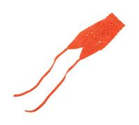 Toyvian Bandeau à Fleurs Ajouré en Maille Tricotée Bandeaux Larges pour Cheveux de Filles Bandeau Mignon Orange Accessoire Polyvalent pour Femmes Foulard Décoratif Léger et