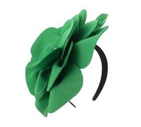 Toyvian Bandeau Large à Perles Vert Fleur en Polyester Élégant et Fantaisie pour Femmes, Accessoire Cheveux Mariage pour Événements et Tea Party