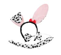 Toyvian Bandeau Oreilles Dalmatien Doux et Confortable pour Garçon Fille Accessoire Animal Amusant pour Fête et Cosplay Set Costume Chien Pour Filles