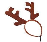 Toyvian Bandeau pour Animaux de Compagnie Cerf Décoratif Tête Noël Doux et Confortable pour Chien et Chat Accessoire pour Fête et Photo de Noël