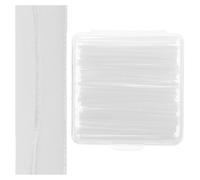 Toyvian Bandes Auto-Adhésives pour Faux Cils 40 Pièces Ruban d'Arrimage Noir Ligne d'Eyeliner Intégrée Matériau Doux et Confortable Fixation Solide pour Maquillage Naturel et