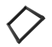 Toyvian Bandes de Bordure pour Aquarium réservoir Couverture Garniture de Bord Protecteur de Coin Protection de Bord à l'épreuve des Enfants Plastique Noir