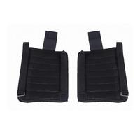 Toyvian Bandes Lestées Réglables pour Jambes Plaques d'Acier Taille Unique Noires - Enveloppement Jambes pour Entraînement Fitness Course Marche et Musculation