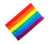 Toyvian Bannière Décorative Polyester Lgbt Rainbow Flag Drapeau de Fierté pour Événements Intérieurs et Extérieurs