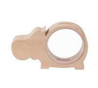 Toyvian Banque Dargent Animal Banque Dépargne Pot Déconomie Dargent Filles Animaux Boîte De Monnaie Figurine Animaux Enfant Sculpture en Bois Mignonne