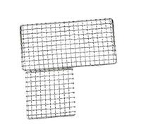 Toyvian Barbecue Acier Inoxydable Durable pour Camping et Cuisine Extérieure Grille de Cuisson Polyvalente et Résistante à Corrosion