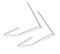 Toyvian Barre de Pied Presseur en Fer Argenté Guide de Couture Portable Facile à Installer 2pcs pour Machine à Coudre pour Patchwork et Quilting