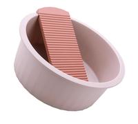 Toyvian Bassine de Lavage pour Garçon Fille avec Planche à Récurer Intégrée Bassin Renforcé Stable Taille L Rose Seau Pratique pour Camping Salle de Bain Voyage et Usage Domestique