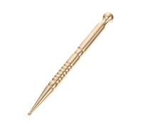 Toyvian Bâtonnet de Massage Portatif en Laiton pour Visage et Corps, Outil D'acupuncture pour Détendre Muscles et Favoriser la Circulation Sanguine