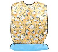 Toyvian Bavoir Imperméable pour Adulte Lavable, Bavoir Réutilisable en Polyester, Jaune, Protège les Vêtements Saleté L’humidité, pour Personnes Âgées et Étudiants, la Maison Aidants
