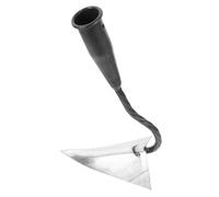 Toyvian Binette Triangulaire Solide pour Jardinage Houe Légère Acier Trempé Outil Désherbage Et Ameublissement du Sol Facile à Manier pour Travaux Agricoles Et Défrichage