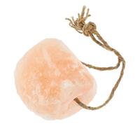 Toyvian Bloc de Sel à Lécher Suspendu Naturel pour Bétail et Petits Animaux Sel Rose Pur Sûr et Riche en Oligo- Brique Corde Aliment Complémentaire pour Chevaux Vaches Cerfs et Autres