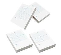 Toyvian Bloc-notes Multifonction pour Coordonnées Xy, Cahier D'exercices Maths, Papier Quadrillé Blanc, Papier, Pages Recto Verso Axes Xy et Face Vierge, pour Dessin de Graphiques et