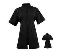 Toyvian Blouse Toilettage Animaux Respirante Fibre Blouse Toilettage avec Poches Vêtement Travail Chien et Chat Confortable