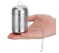 Toyvian Boîte à Assaisonnement Acier Inoxydable Filtre Maille Fine pour Épices et Herbes Panier Infuseur Séparable et Réutilisable pour Cuisine Soupe et Thé