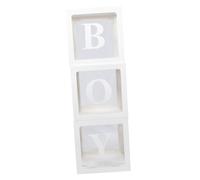 Toyvian Boîte à Ballons Transparente pour Fête Décoration Anniversaire Boîte Décorative pour Ballons Fournitures de Fête Stockage Pratique et