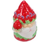 Toyvian Boîte à Bonbons de Noël Céramique avec Couvercle Hermétique Bocal à Biscuits Étanche pour Friandises et Décoration Festive Rangement Polyvalent pour Cadeaux et Snacks