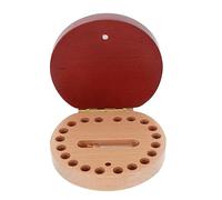 Toyvian Boîte à Dents De Lait Bois Organisateur De Souvenirs Pour Garçon Fille Coffret Pour Dents De Lait Et Cheveux Fœtaux Pour Garçon Et Fille