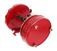 Toyvian Boîte à Musique Carrousel Rotative Élégante Rouge et Or, Décoration Musicale Vintage pour Bureau, Présent Anniversaire Noël, Ornement Artistique de 1 Pièce