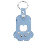 Toyvian Boîte à Souvenirs pour Animaux Cuir PU Porte-clés Commémoratif Forme De Patte Contenant Poils Ou Photos Souvenir Portable pour Chiot