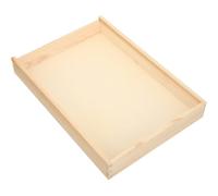 Toyvian Boîte de Conservation Bois Vintage pour Spécimens Insectes Boîte de Rangement avec Couvercle Transparent Cadre Vitrine pour Lépidoptères Caisson de Présentation