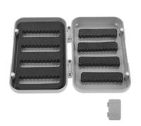 Toyvian Boîte de Plastique Abs Petite et Légère Boîte à Leurres Multifonction avec Couvercle Sécurisé Compartiments Multiples pour Rangement Organisé des Appâts pour Extérieur