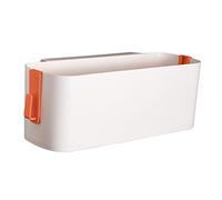 Toyvian Boîte de Rangement de Chevet Multifonctionnelle en Pp Orange pour Couches et Petits Jouets, Facile D'accès, pour Chambre à Coucher et Usage Domestique