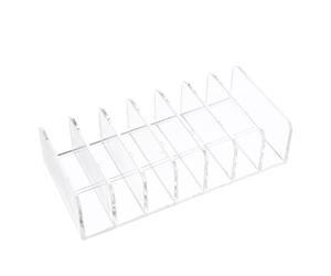 Toyvian Boîte de Rangement pour Palette D’ombres à Paupières Multi-grille | Grosse Capacité, sans Odeur, Charge Renforcée, Installation Plus Simple pour Coiffeuse