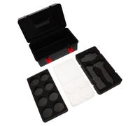 Toyvian Boîte de Rangement pour Toupie Plastique Robuste avec Séparateurs Internes Mallette de Voyage pour Toupies et Accessoires Organisateur Résistant pour Garçon Fille