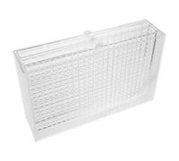 Toyvian Boîte de Rangement Transparente à 3 Tiroirs en Acrylique Grosse Taille Organiseur Multi-Compartiments pour Capsules D’Ongles Paillettes et Accessoires de Manucure Bureau et