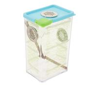 Toyvian Boîte d'Élevage pour Reptiles Transparente Kit de Démarrage pour Phasmes Habitat Ajustable Matériaux Solide Enclos pour Araignées Sauteuses pour Terrarium et Aquarium